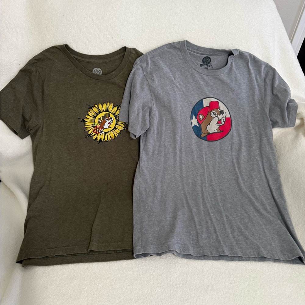 Buccees T-Shirts - Olive and Gray
